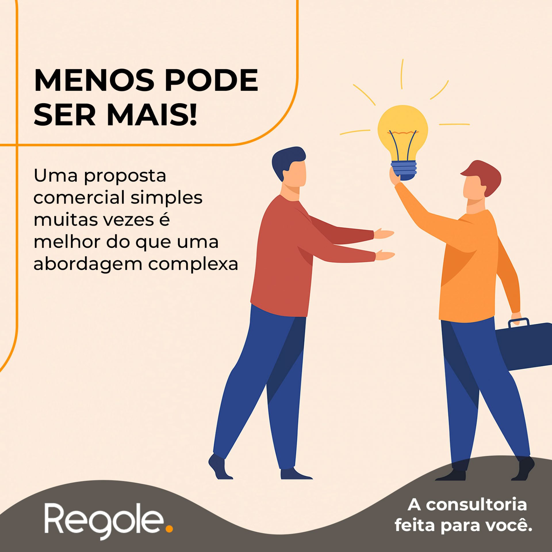 menos pode ser mais